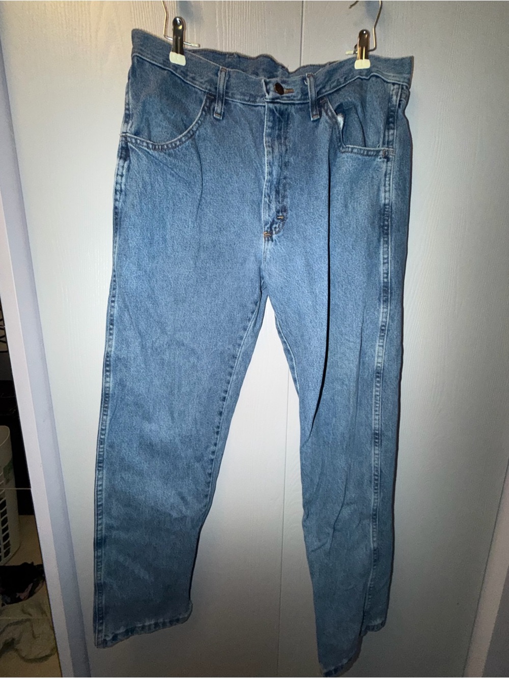 Rustler Men's Light Blue Straight Jeans